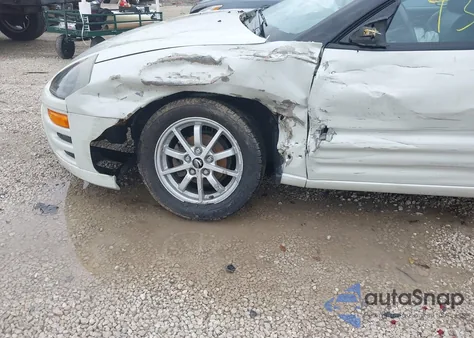 2001 Mitsubishi Eclipse Spyder Gs z USA, uszkodzony, nr VIN 4A3AE45G11E192386